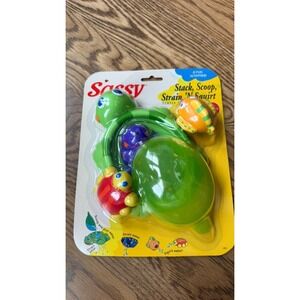 Sassy Turtle Tower Bath Toy Scoop, Strain, Pour 'n More Vintage Bath Toy 2002